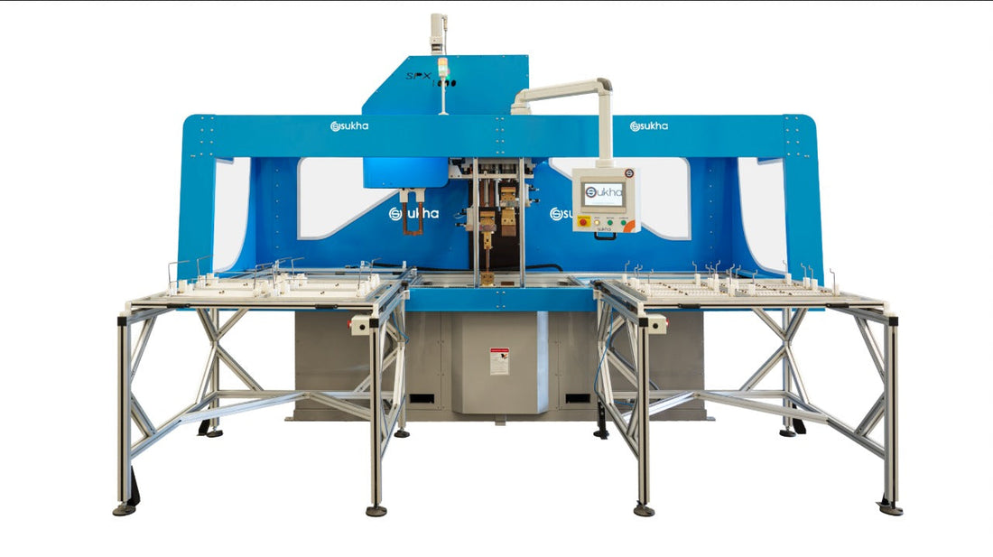 Máquina De Solda Com 03 Cabeçotes
