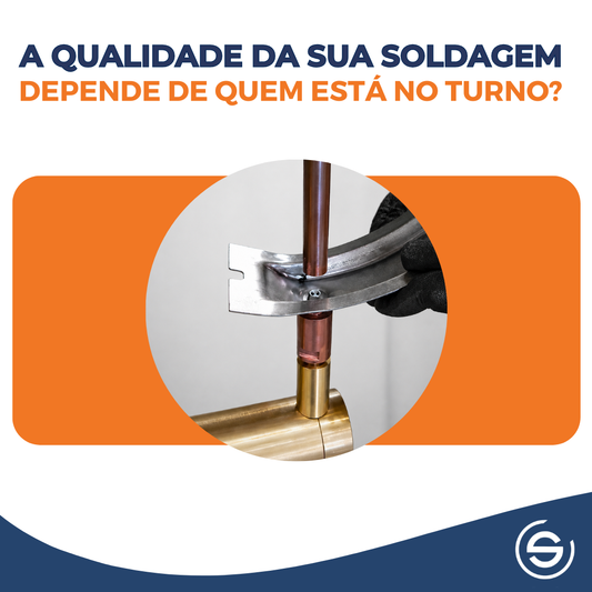 A qualidade da sua soldagem depende de quem está no turno ?