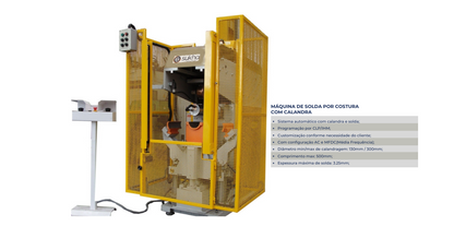 Máquina De Solda Costura Com Calandra Automatizada